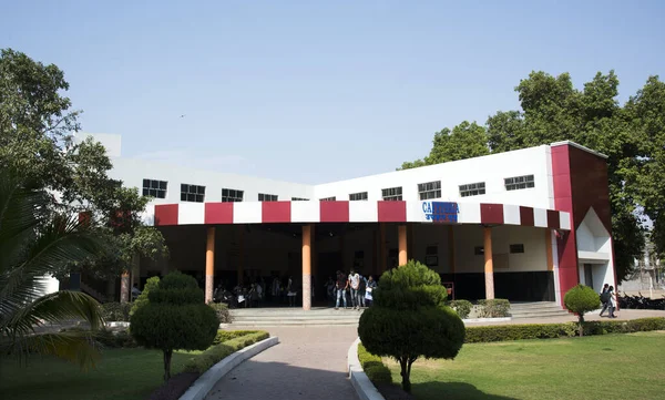 Nagpur Maharashtra India April 2016 Modern Educational University Building Campus — Zdjęcie stockowe