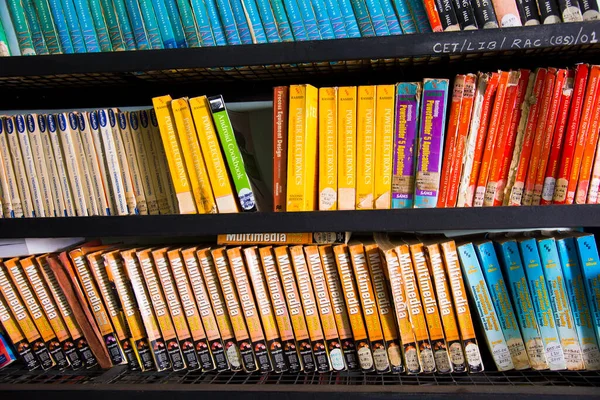 Amravati Maharashtra India April 2016 Stack Colorful Books Education Books — Stock Photo, Image