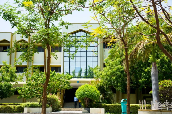 Exteriör Modern Lärosätesbyggnad Campus — Stockfoto