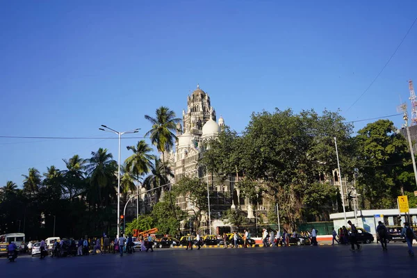 Vintage Old Building Bazar Gate Street Fort Mumbai Maharashtra India — Stok fotoğraf