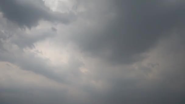 Formação Nuvens Céu Nuvens Tempestade Tempo — Vídeo de Stock