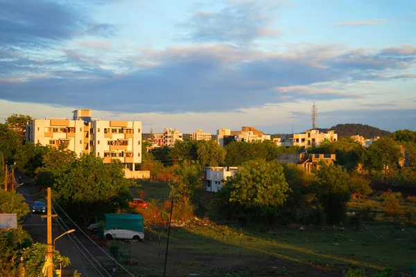 Cityscape India Growing City — Stok fotoğraf
