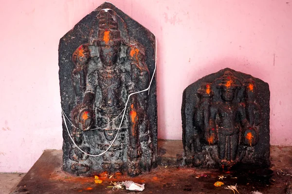 Standbeeld Van Hindoe God Voor Het Aanbieden Van Gebeden Tempel — Stockfoto