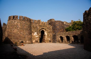 Devgiri Kalesi veya Daulatabad Kalesi, Aurangabad, Maharashtra, Hindistan.