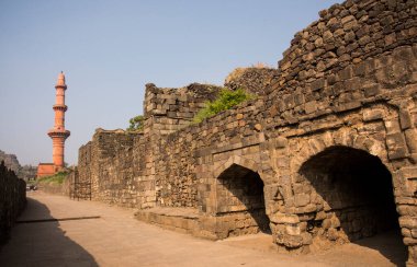 Devgiri Kalesi veya Daulatabad Kalesi, Aurangabad, Maharashtra, Hindistan.