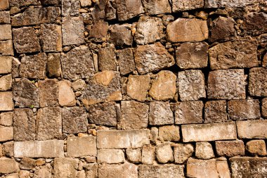 Antik taş duvar arka planı.