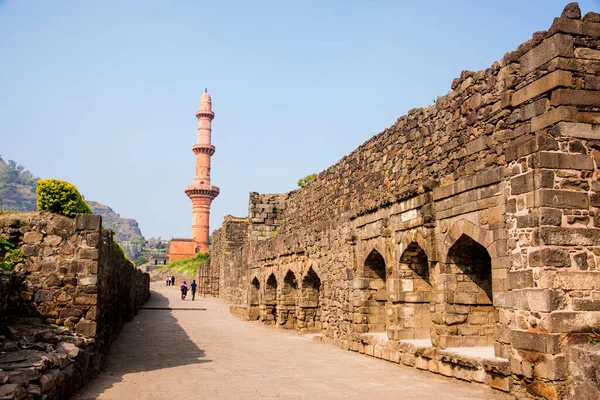 Devgiri Kalesi veya Daulatabad Kalesi, Aurangabad, Maharashtra, Hindistan.