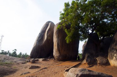 Hindistan, Mahabalipuram 'daki dev kaya doğal kayası.
