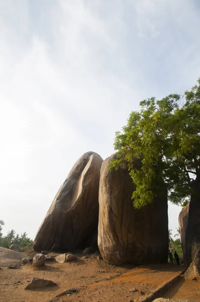 Hindistan, Mahabalipuram 'daki dev kaya doğal kayası.