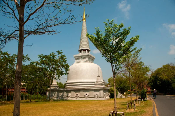 Antik Siyam 'daki Buda Tapınağı aynı zamanda Antik Şehir veya Mueang Boran, Samut Prakan, Tayland.