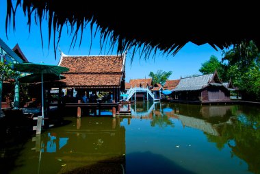 Antik Siyam olarak da bilinen Antik Şehir, Samut Prakan, Tayland.
