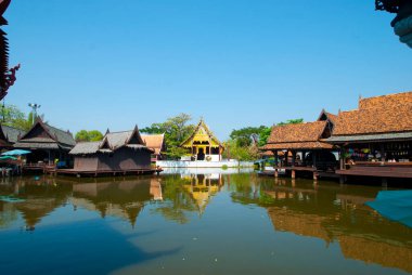 Antik Siyam olarak da bilinen Antik Şehir, Samut Prakan, Tayland.