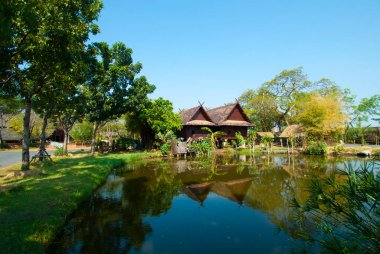 Antik Siyam olarak da bilinen Antik Şehir, Samut Prakan, Tayland.