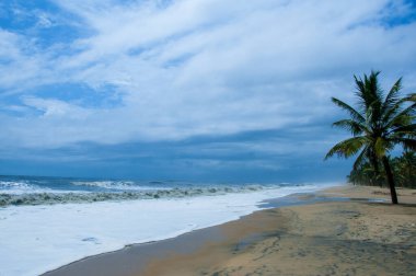 Kerala, Hindistan 'da el değmemiş tropik plaj