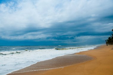 Kerala, Hindistan 'da el değmemiş tropik plaj