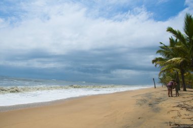 Kerala, Hindistan 'da el değmemiş tropik plaj