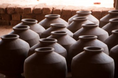 Toprak tenceresinin soyut arkaplanı.