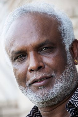 Sosyal aktivist portresi, Hindistan.