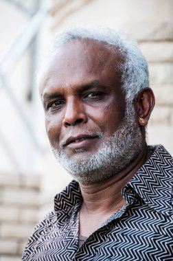 Sosyal aktivist portresi, Hindistan.