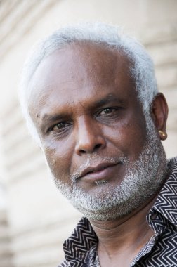 Sosyal aktivist portresi, Hindistan.