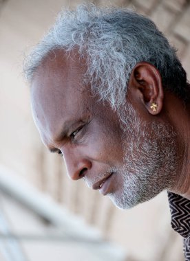 Sosyal aktivist portresi, Hindistan.