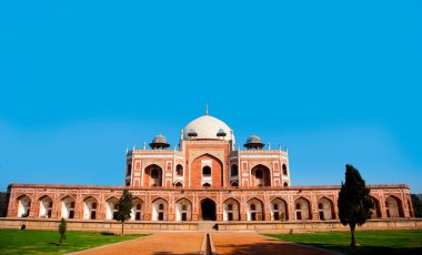 Humayun 'un Mezarı, Delhi, Hindistan, Babür İmparatoru Humayun' un 1565 'te inşa ettiği mezar, UNESCO Dünya Mirası Alanı