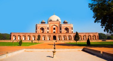 Humayun 'un Mezarı, Delhi, Hindistan, Babür İmparatoru Humayun' un 1565 'te inşa ettiği mezar, UNESCO Dünya Mirası Alanı