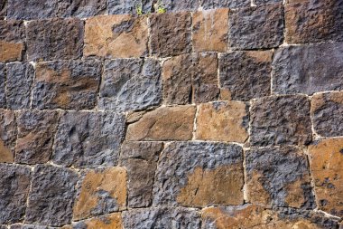 Taş bloklar tuğla duvar desenli arkaplan