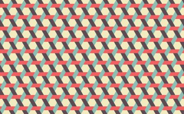 Dikişsiz izometrik soyut desen. geometri desen. sorunsuz 