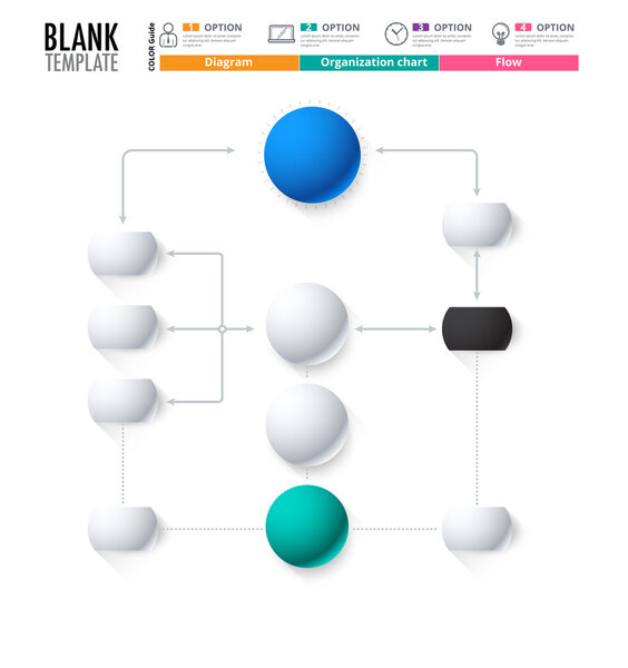 Diagram Template, Organization chart template. flow template.