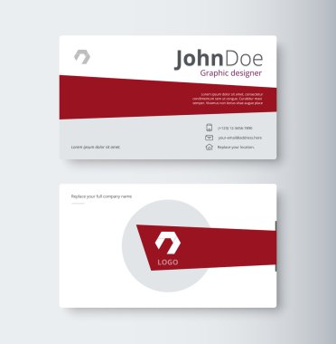 İş kartı şablonu tasarım başvurun. vektör hisse senedi