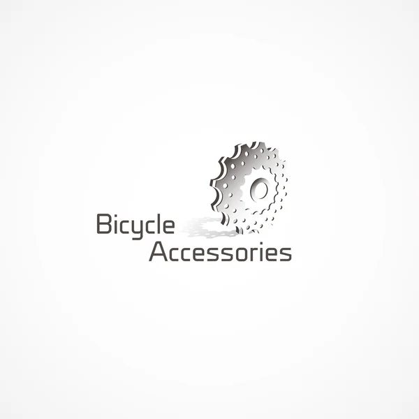Fahrradzubehör Logo. — Stockvektor