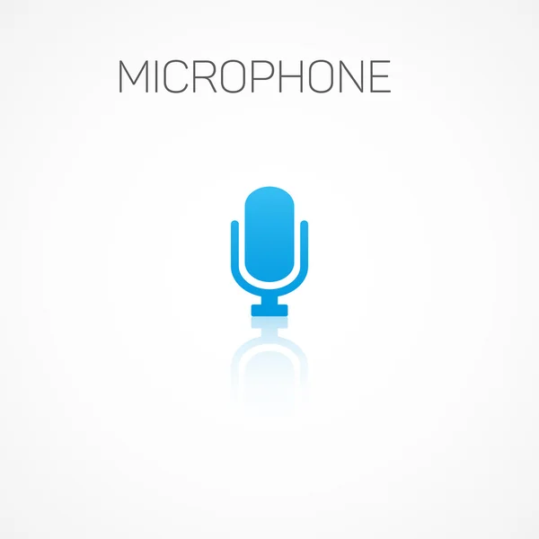 Microphone,Sign of the system configuration. — Stock Vector