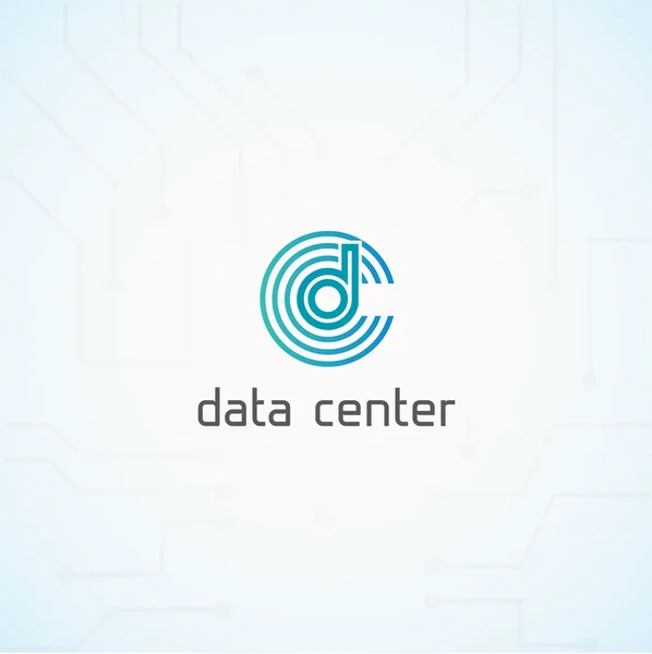 Data Center. Sinal da configuração do sistema . —  Vetores de Stock