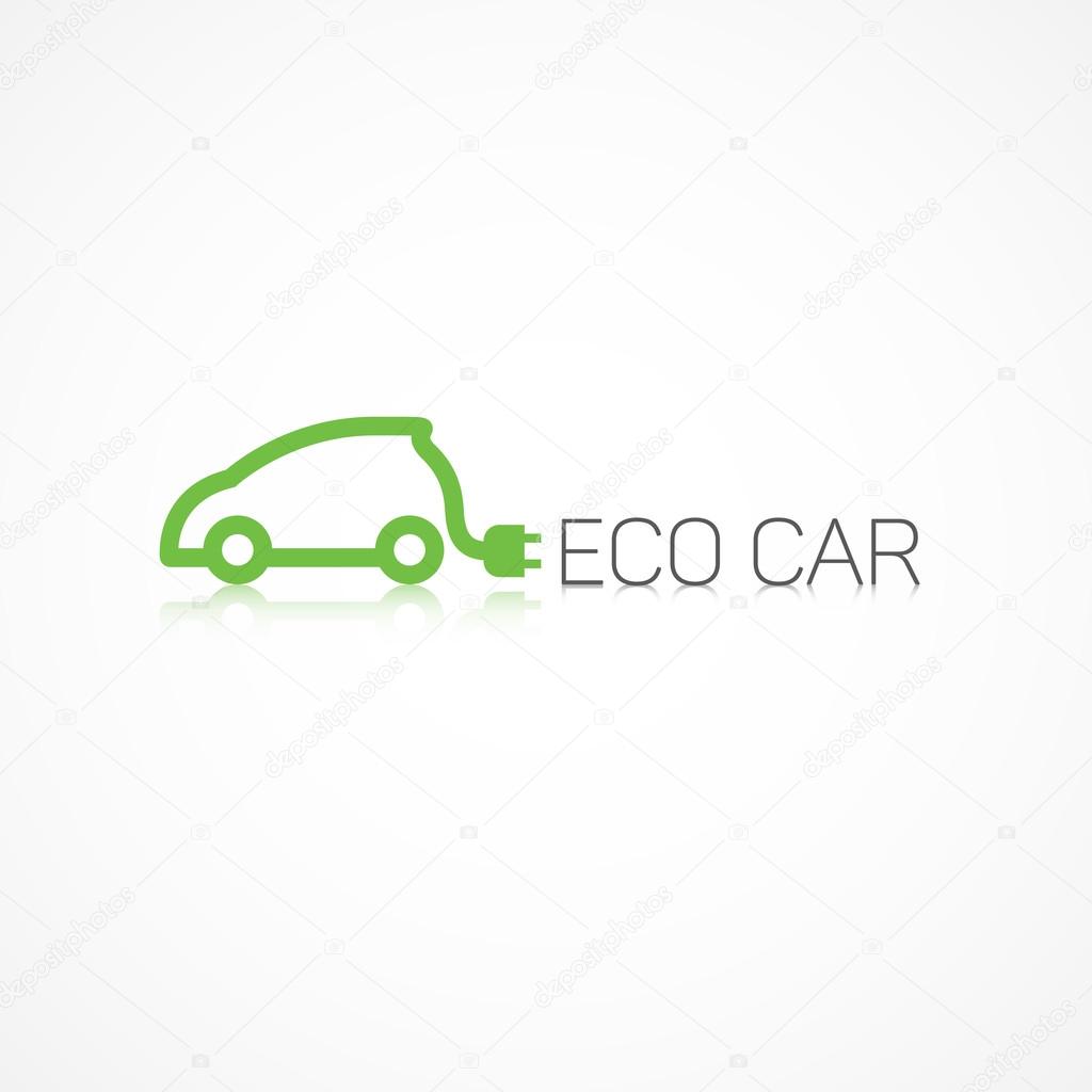 Logo on the theme of transport ecology.