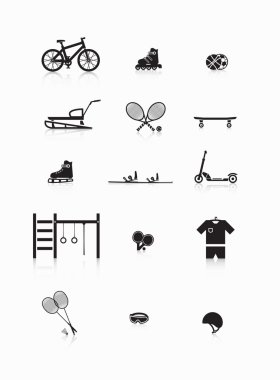 Sporting goods. clipart