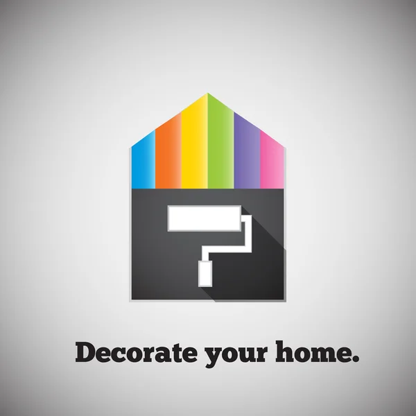 Decorate your home. — Stock Vector
