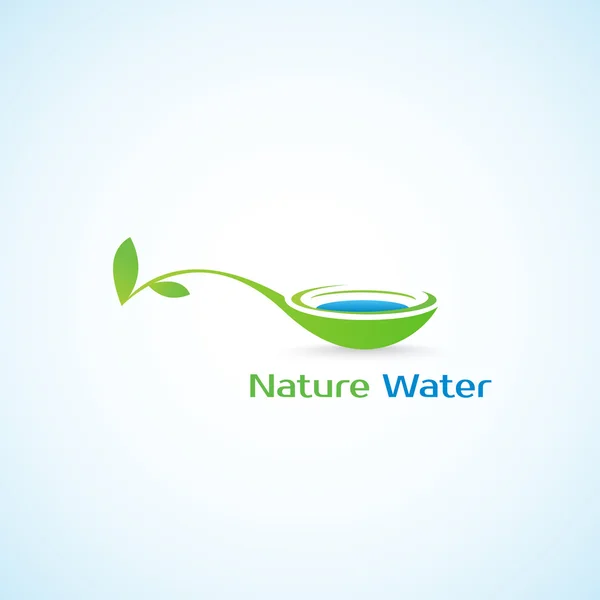 自然水. — 图库矢量图片