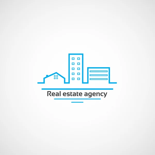 Real estate agency. — Stock Vector