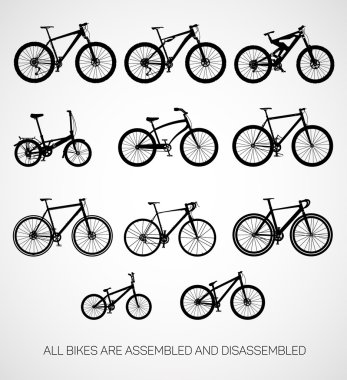 Bicycles. clipart