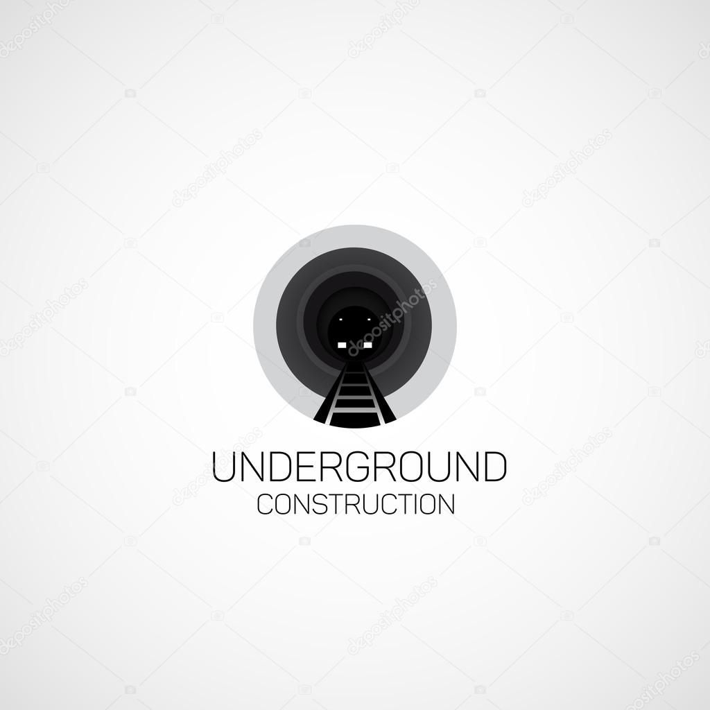 The logo on the theme of the underground.