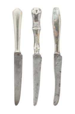 Antik gümüş bıçaklar