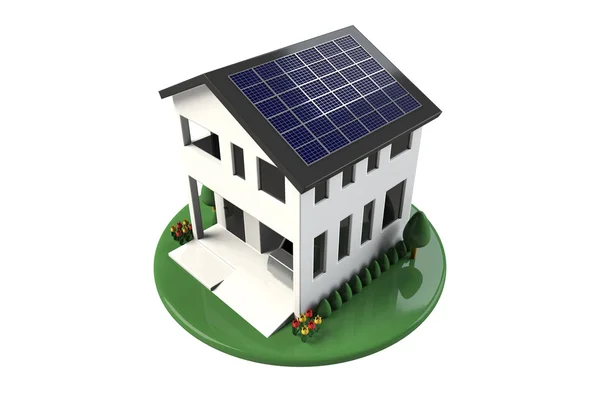 Solar home — Stock Photo, Image