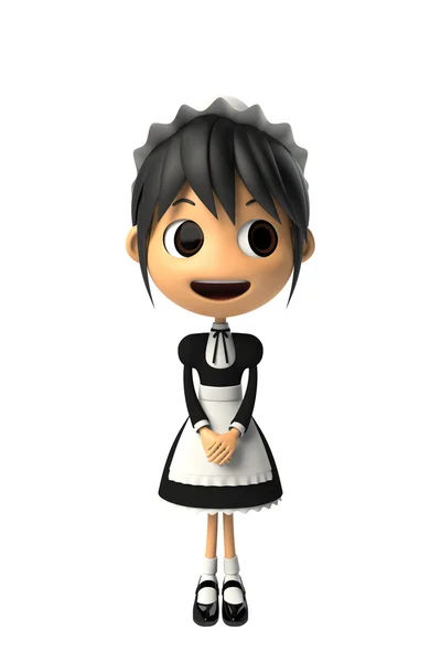 Smile of Maid — Stock Photo, Image