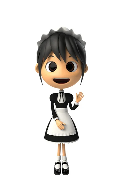 Smile of Maid — Stock Photo, Image