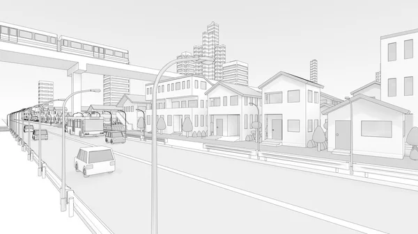 Konut ve yeni ulaşım sistemi ve karayolu