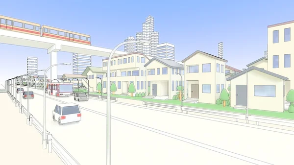 Konut ve yeni ulaşım sistemi ve karayolu