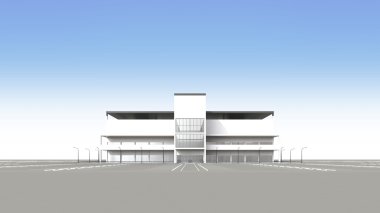 Alışveriş merkezleri büyük otopark boştur