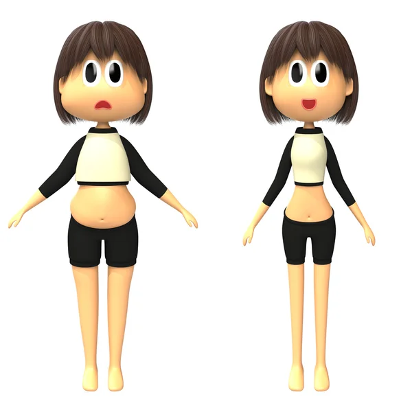 Diyet öncesi ve sonrası tip