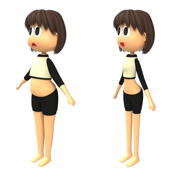 Diyet öncesi ve sonrası tip